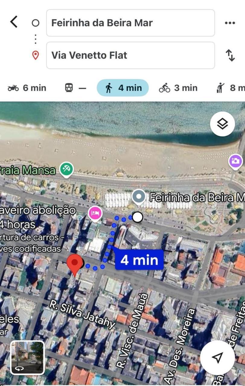Via Venetto Flat Apart otel Fortaleza Dış mekan fotoğraf
